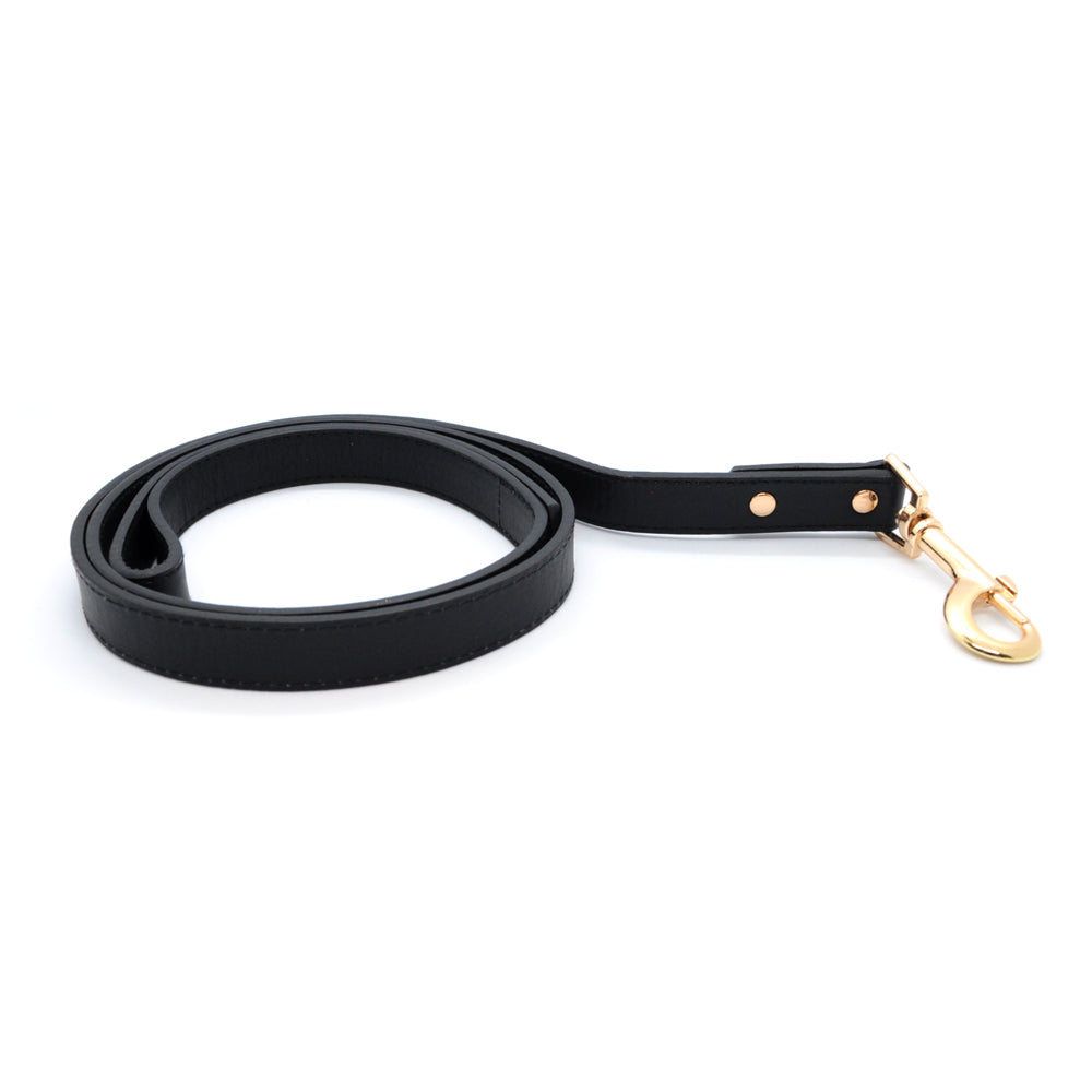 Black - Pet Lead (Gold)